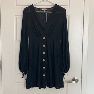 ASOS brand new, long sleeved black dress